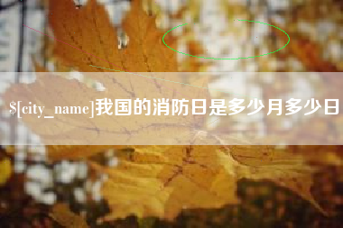 霸州我国的消防日是多少月多少日