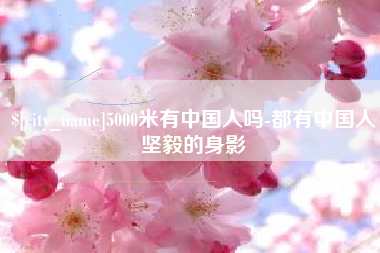 霸州5000米有中国人吗-都有中国人坚毅的身影