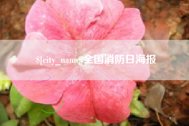 霸州全国消防日海报