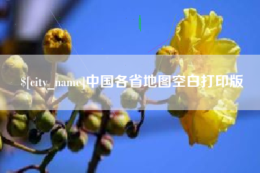 霸州中国各省地图空白打印版