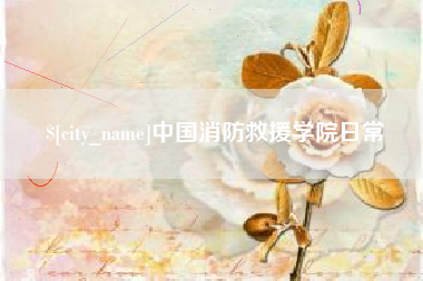 霸州中国消防救援学院日常