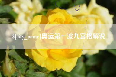 霸州奥运第一波九宫格解说