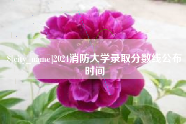霸州2024消防大学录取分数线公布时间