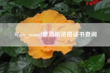 霸州查消防资格证书查询