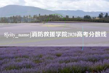 霸州消防救援学院2020高考分数线