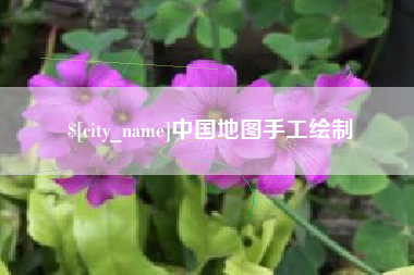霸州中国地图手工绘制