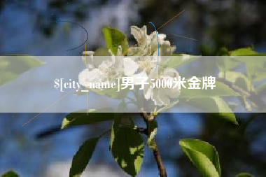 霸州男子5000米金牌