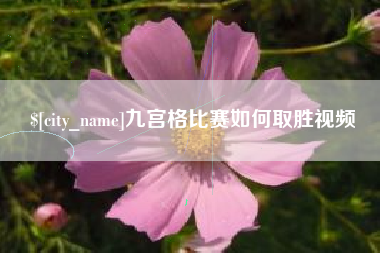 霸州九宫格比赛如何取胜视频