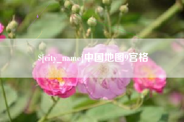 霸州中国地图9宫格