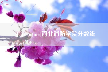 霸州河北消防学院分数线