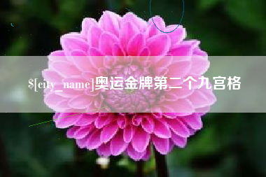 霸州奥运金牌第二个九宫格