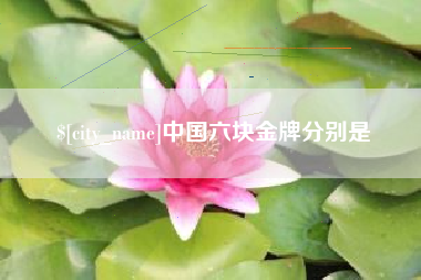 霸州中国六块金牌分别是