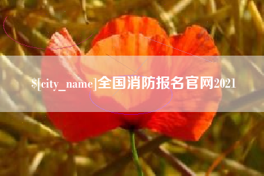 霸州全国消防报名官网2021